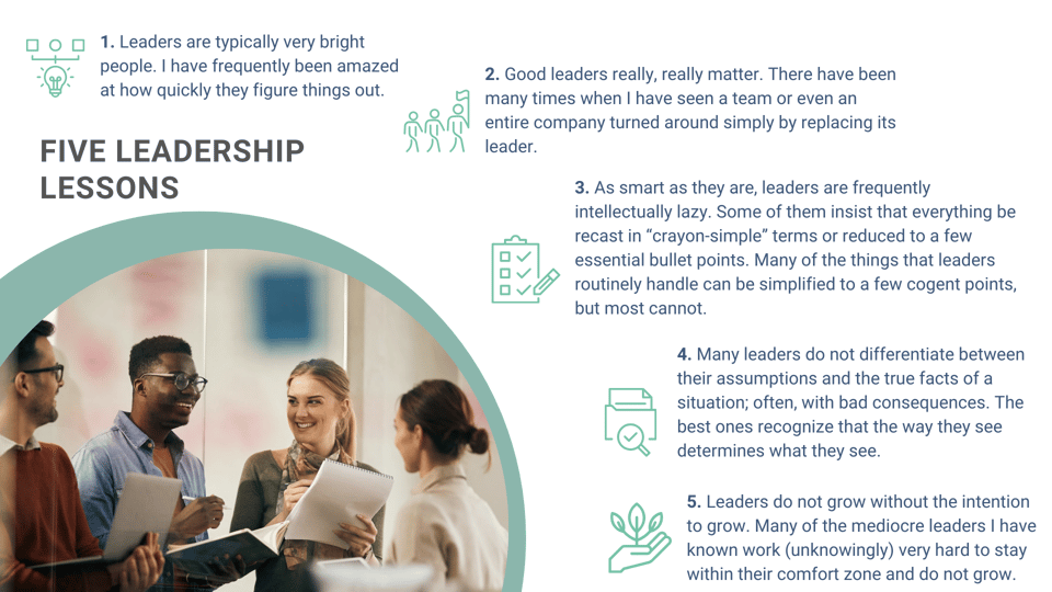 Leadership: An Introduction to Leadership Lessons