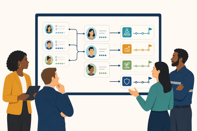 HR Leaders and Frontline Managers Around Talent Flow Display