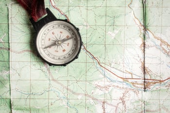 Road map and compass