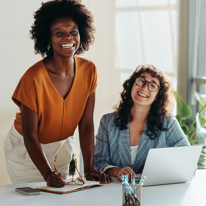 women on laptop