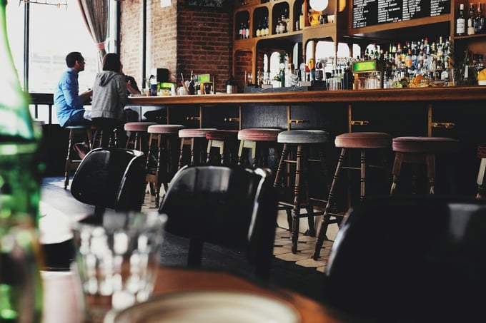 Two people sitting at the bar-1